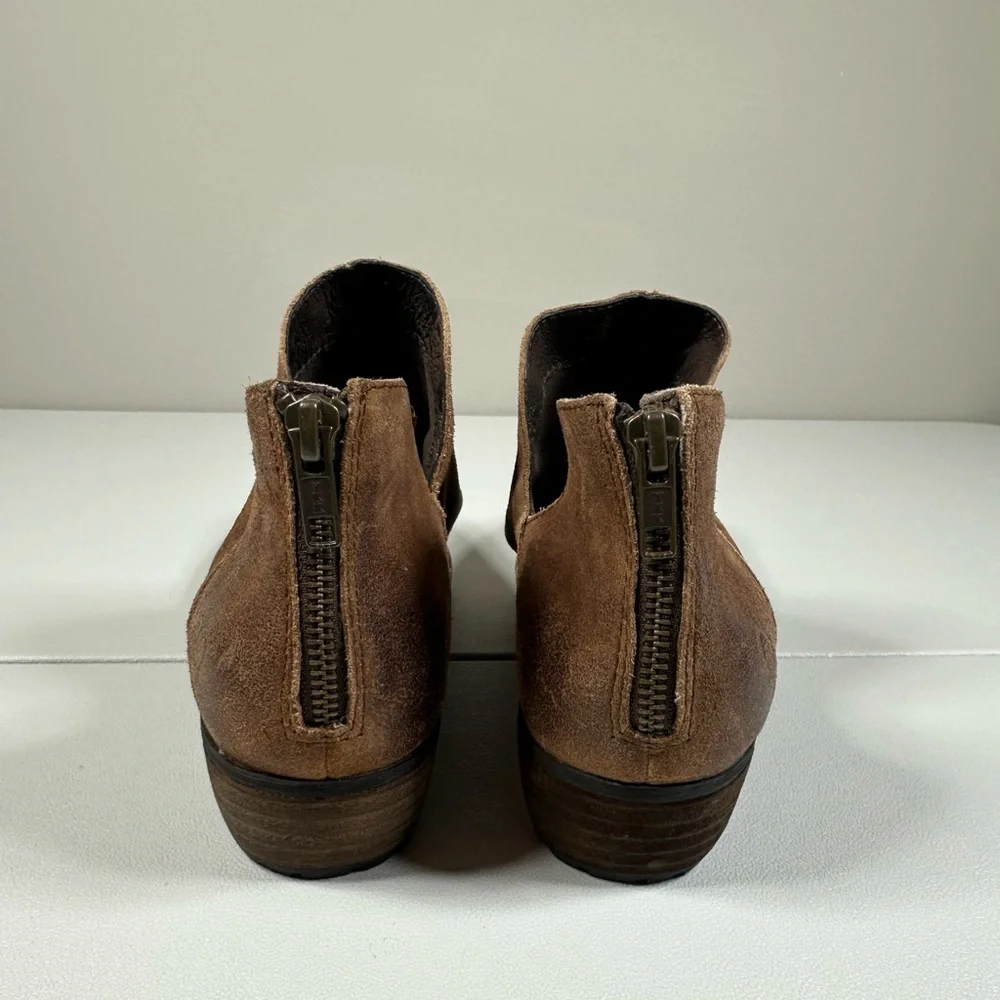 Born Kerri Distressed Suede Ankle Booties - Picture 4 of 10